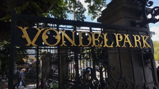 amsterdam vondelpark entrance the netherlands holland city park city of tulips canal belts {{brizy_dc_image_alt imageSrc=