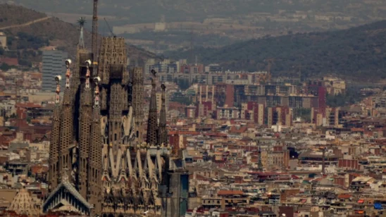 barcelona gaudi catalan modernism city sagrada familia overview viewpoint
