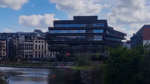 ghent gent de krook library bibliotheek belgium flanders leie