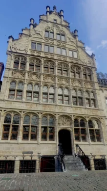 ghent proud medieval city free skippers guild house graslei leie river