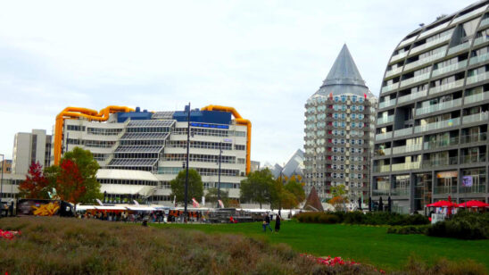 rotterdam old port manhattan at the meuse architectural buildings
