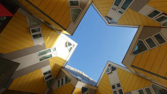 rotterdam cube houses sky view cubic special architecture blaak